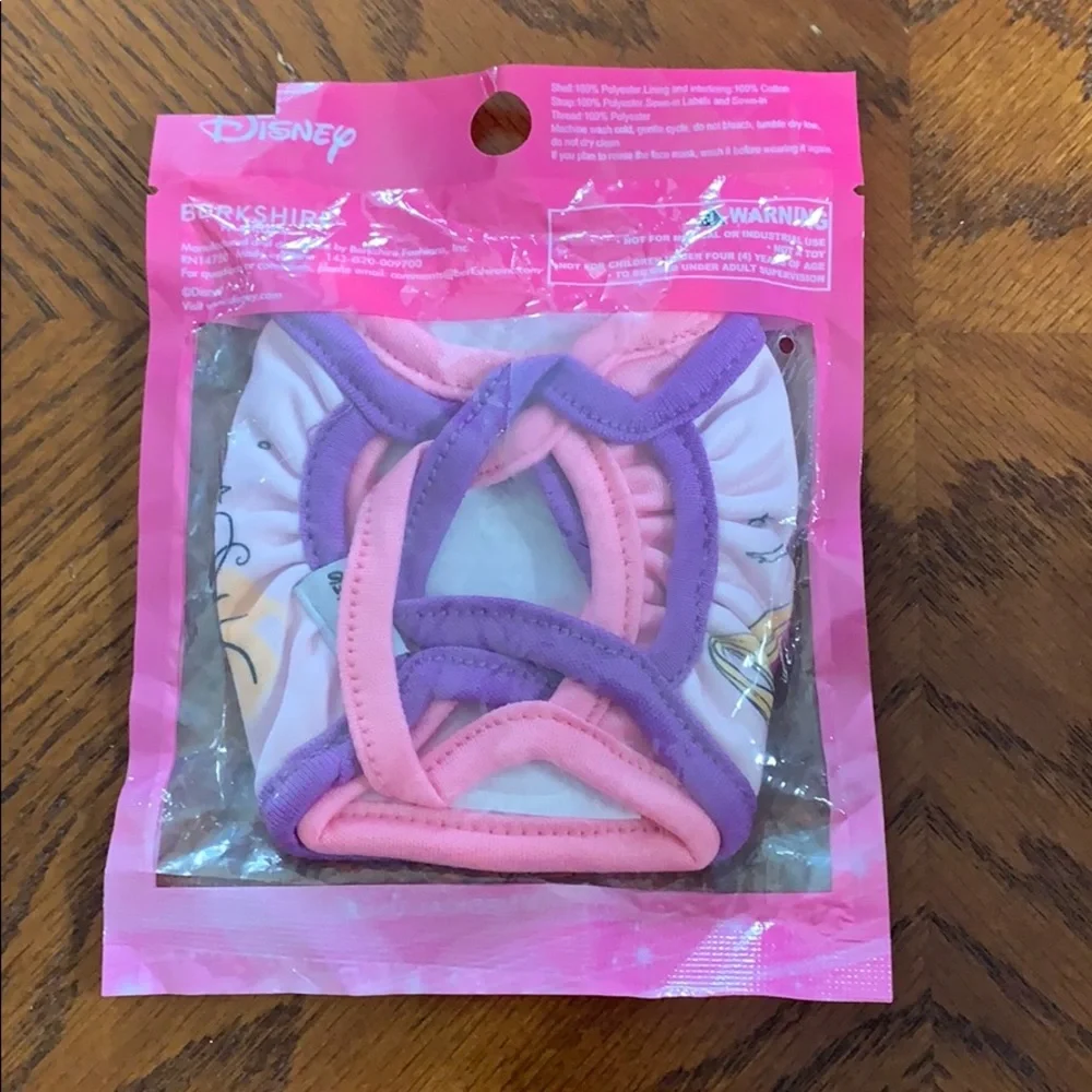 Tangled Rupunzel and Cinderella Face Masks